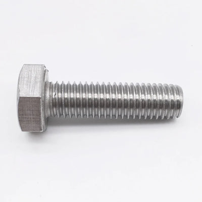 M8 X 1.25 X 30 METRIC LEFT HAND THREAD HEX BOLT STAINLESS 18-8 (1 PC)