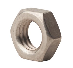 10-24 Machine Screw Nut Left Hand Thread Zinc plated steel (pkg of 10)