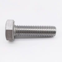 1/4-20 X 1 Left hand Thread Hex bolt Full Thread 18-8 Stainless ( pkg of 10 )