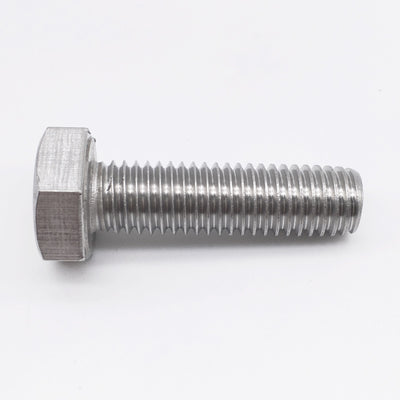 M8 X 1.25 X 35 Metric Left Hand Thread Hex Bolt 18-8 Stainless Steel ( 2 PC )