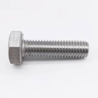 M12 X 1.75 X 50 Left Hand Thread Metric Bolt 18-8 Stainless (PKG OF 3)